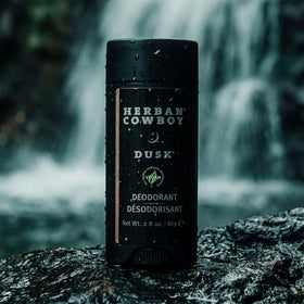Herban Cowboy Forest Aloe scent notes hint at cedar, mandarin, and pepper