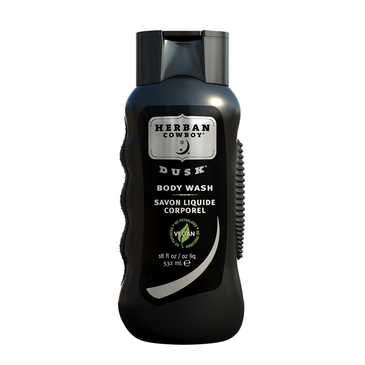 Herban Cowboy Dusk Body Wash bottle with cedar-lavender-lime-sandalwood scent
