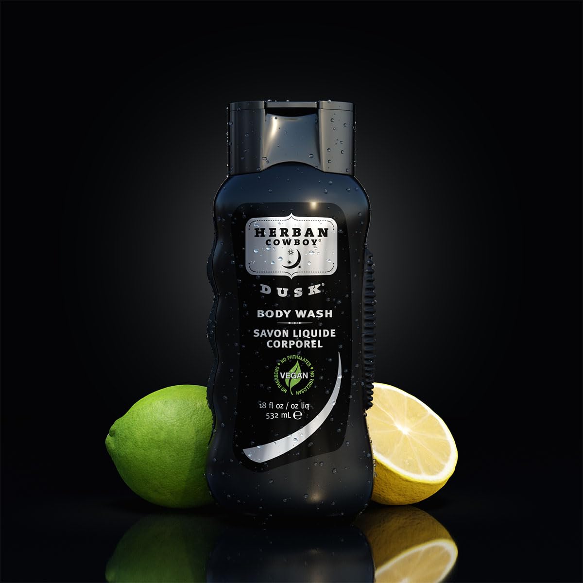 Herban Cowboy Dusk bottle with sage and cedar leaf aroma for daily refresh