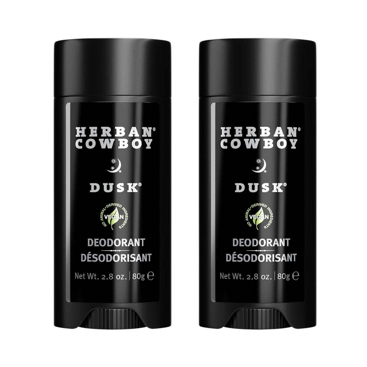 Herban Cowboy Forest Aloe Deodorant two-pack offers natural protection for daily wear