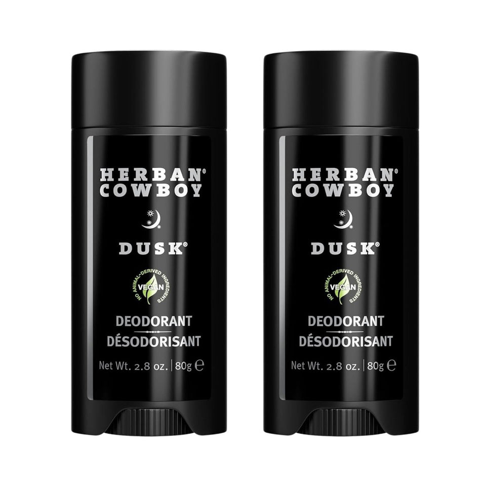 Herban Cowboy Forest Aloe Deodorant two-pack offers natural protection for daily wear