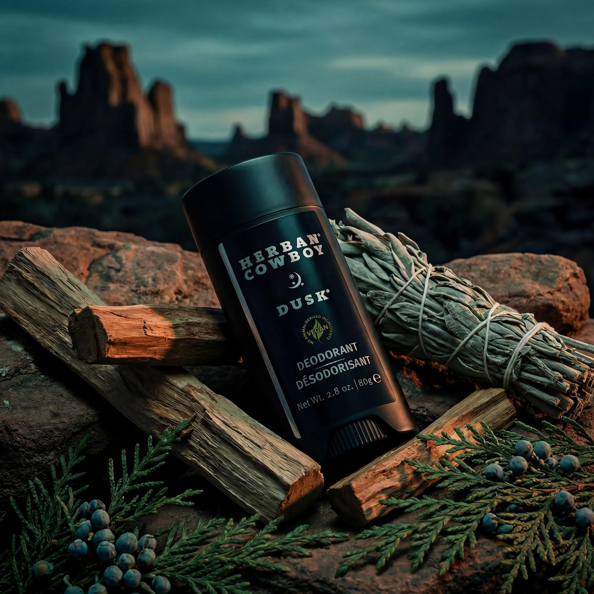 Herban Cowboy Forest Aloe ingredients highlight plant-powered protection with clean formulas
