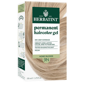 Herbatint 9N Honey Blonde swatch showing natural tone and gray coverage potential.