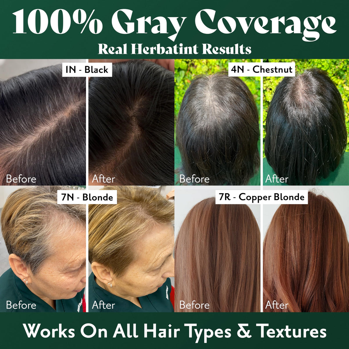 Herbatint gluten-free non-GMO ingredients prioritize clean color.