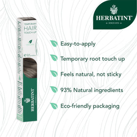 Herbatint grey roots concealer tube delivering instant, natural-looking coverage between colorings.