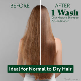 Herbatint Hydrate Shampoo lather rising for nourished strands
