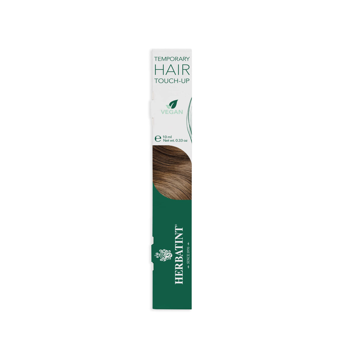 Herbatint temporary hair touch-up with precision brush for quick root concealment.