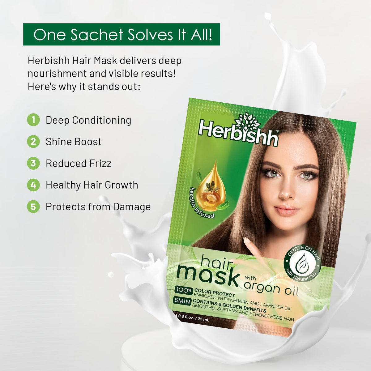 Herbishh Argan Hair Mask lavender oil close-up fragrance