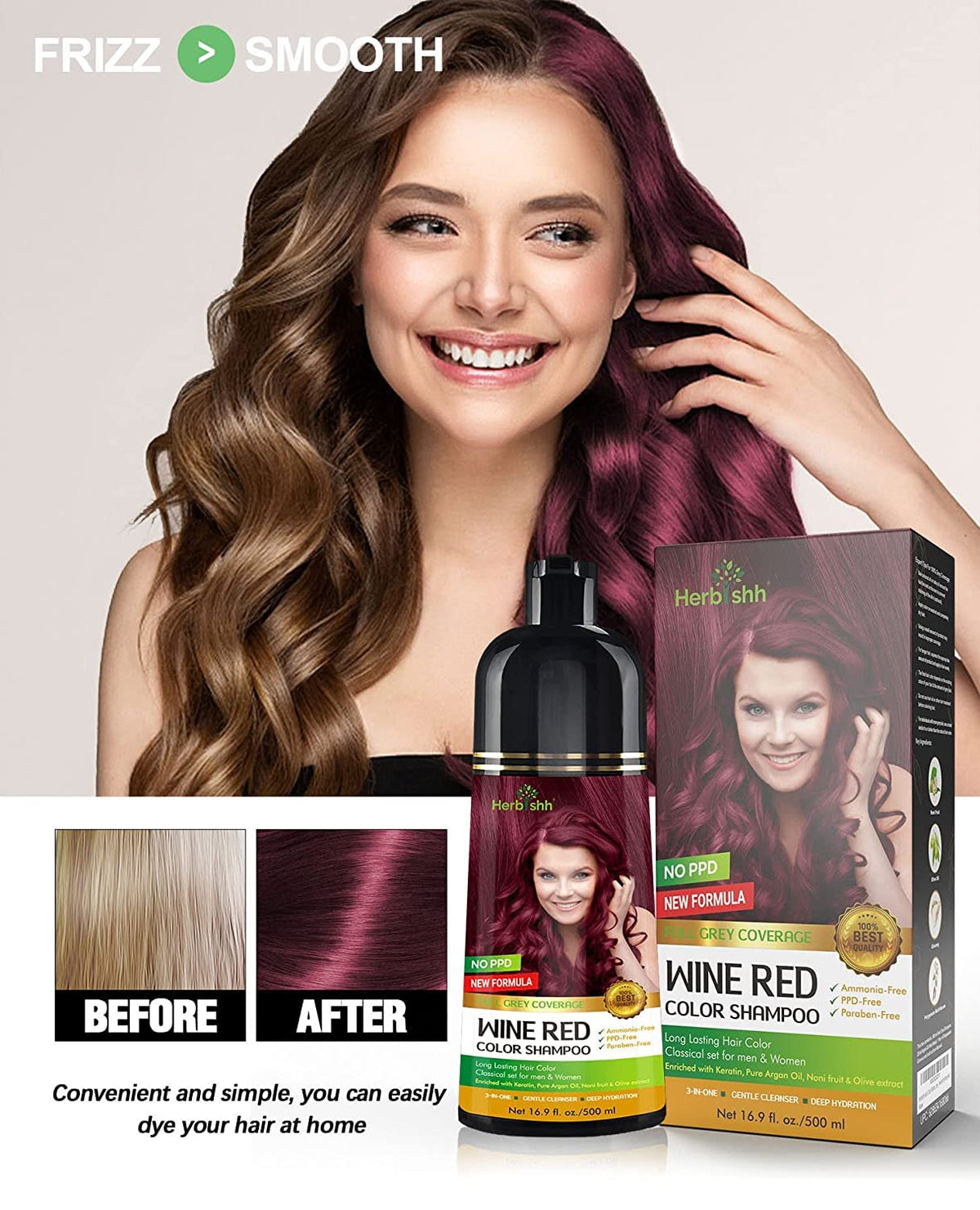 Color lasts up to 2-3 weeks with regular use.