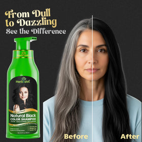 Herbishh Daily routine shot shows easy application and quick results.
