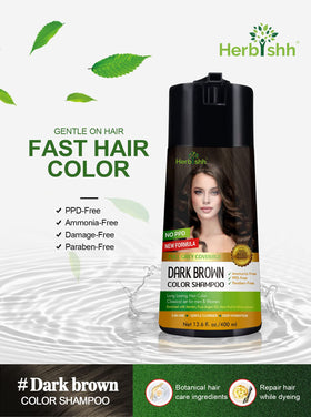 Herbishh Keratin-enriched formula close-up highlighting hair strength.
