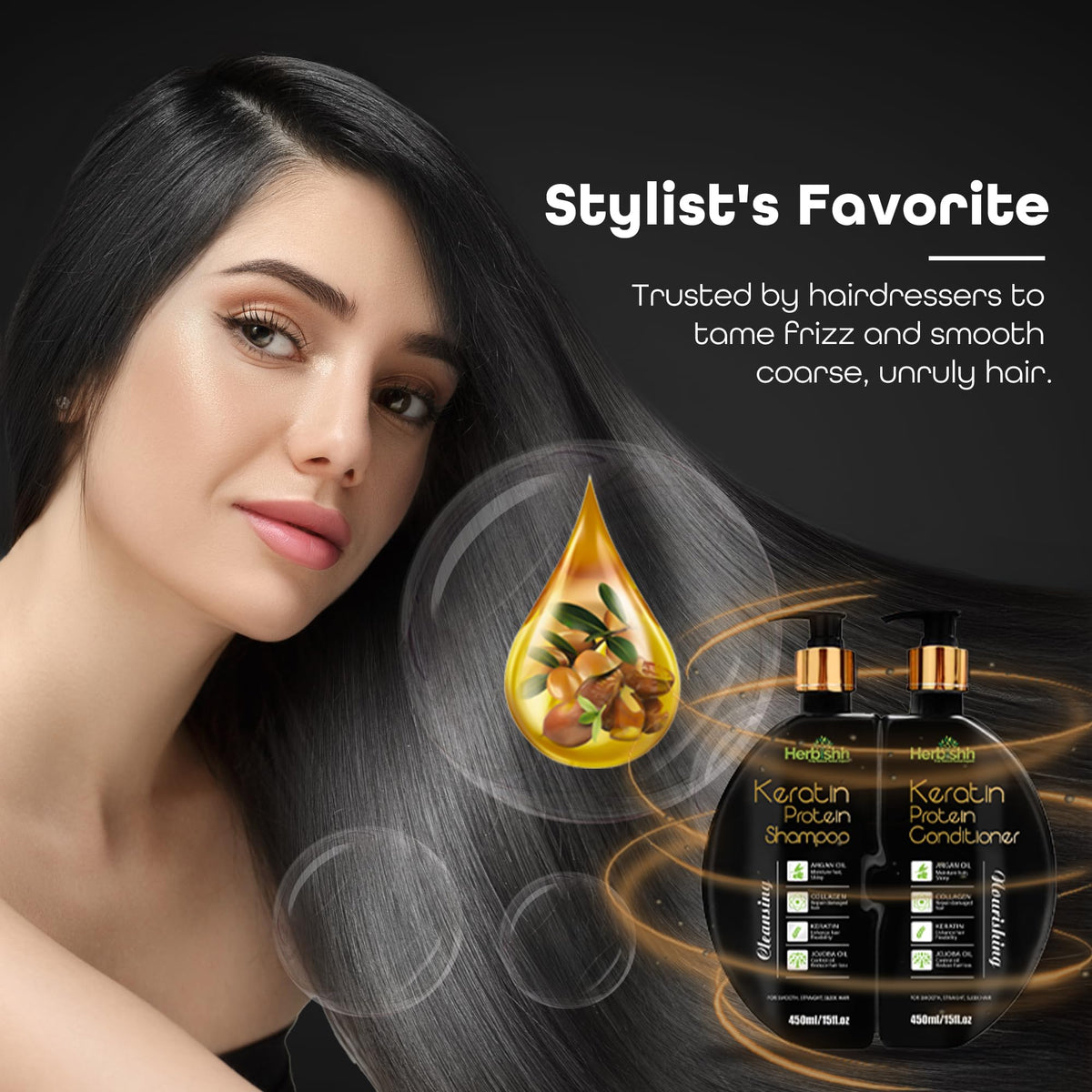 Plant-based formula signifying gentle cleansing and nourishment.