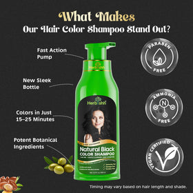 Herbishh Salon-gloss finish conveys a shiny, healthy look.