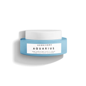 HERBIVORE Aquarius pore-purifying cream jar for smoother, shine-free skin.