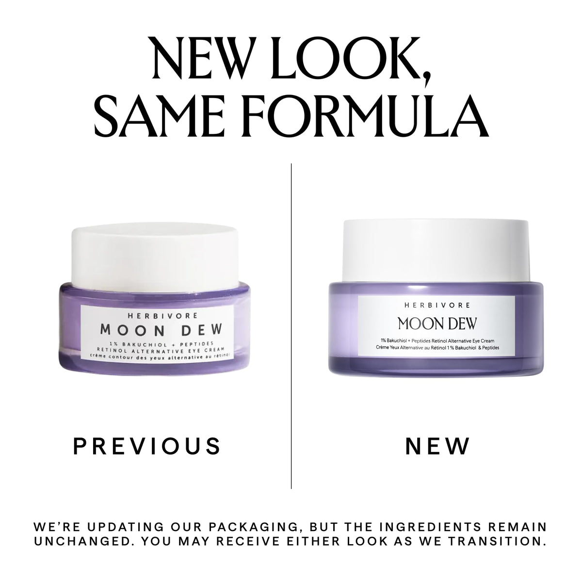 Moon Dew application technique demonstrates pea-sized amount for precise eye-area care