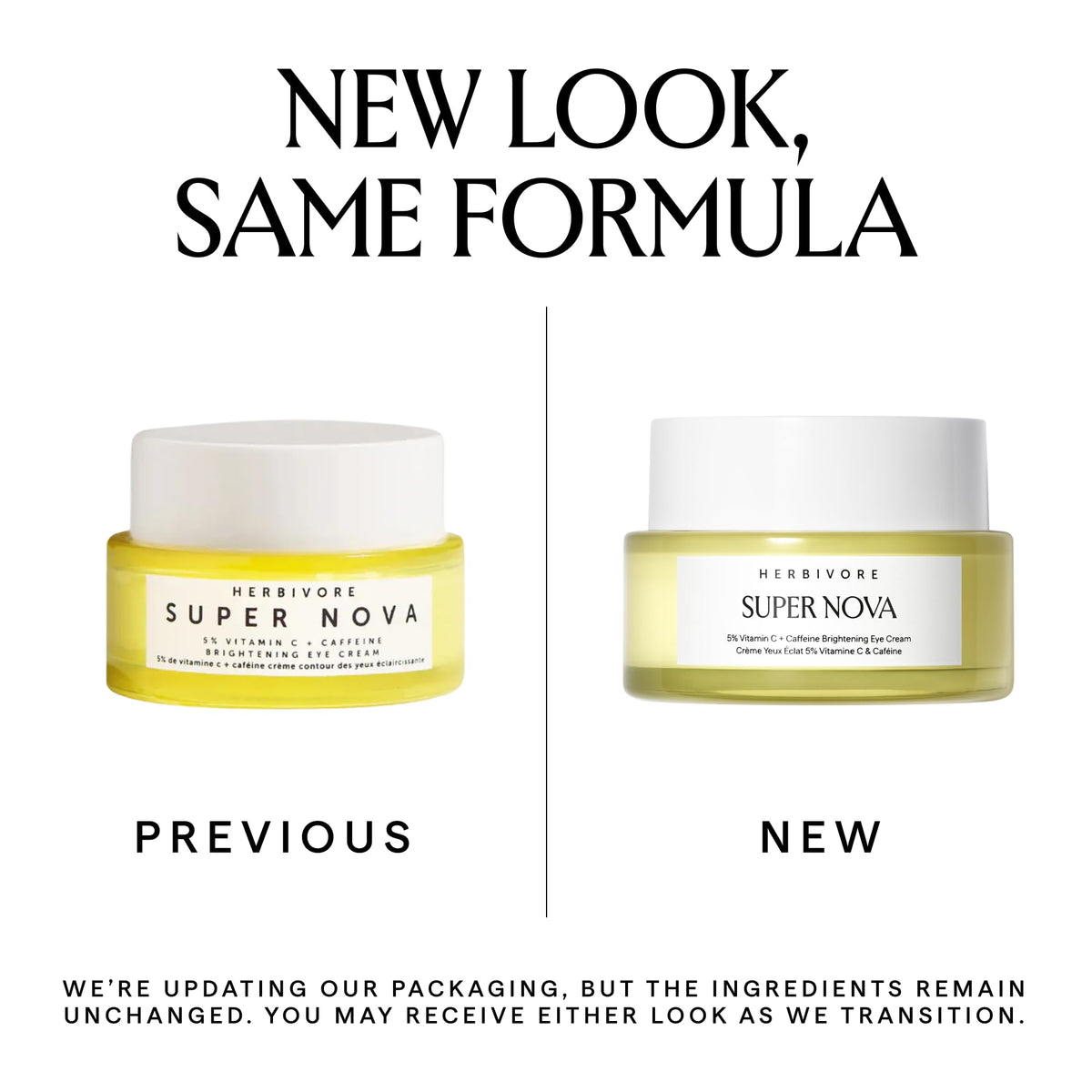 HERBIVORE Super Nova Eye Cream delivers a refreshed look around the eyes.