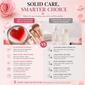 Rose fragrance during cleaning creates a spa-like routine with Herblight cleaner.