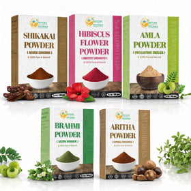 Herbs Botanica Brahmi-Reetha bottle front for scalp nourishment.