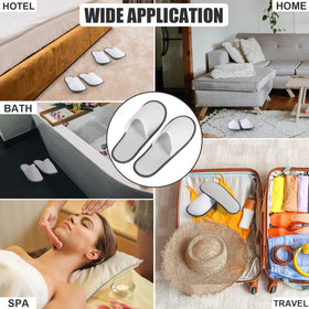 Hercicy disposable slippers ideal for hotels, weddings, and travel
