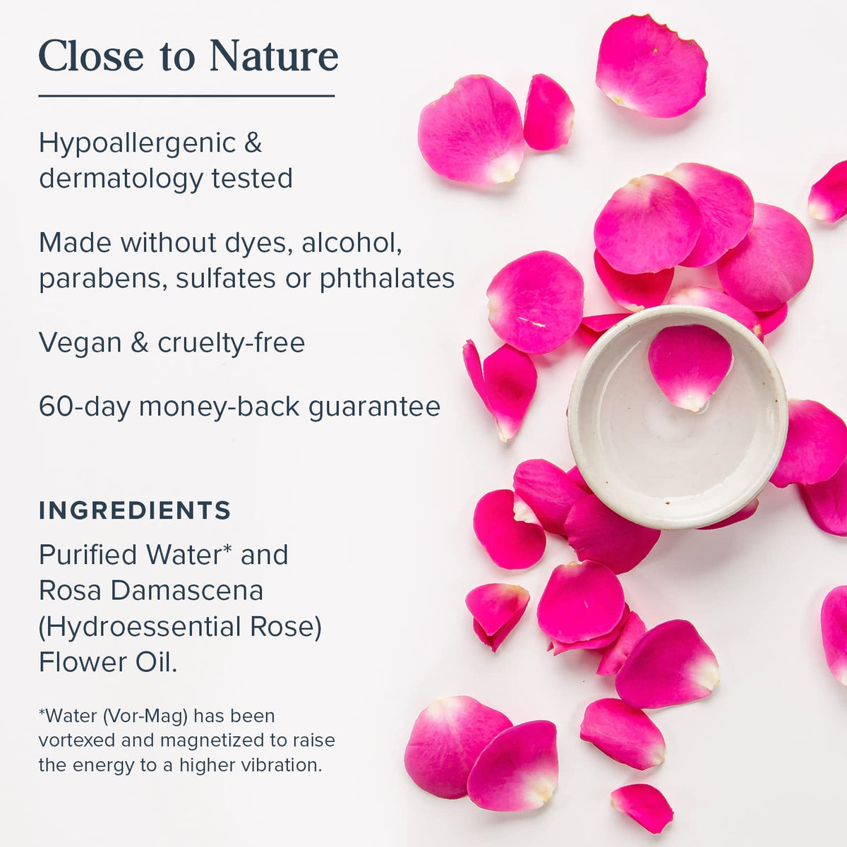Heritage Store Rosewater 3pk packaging showcases value and all-skin types care