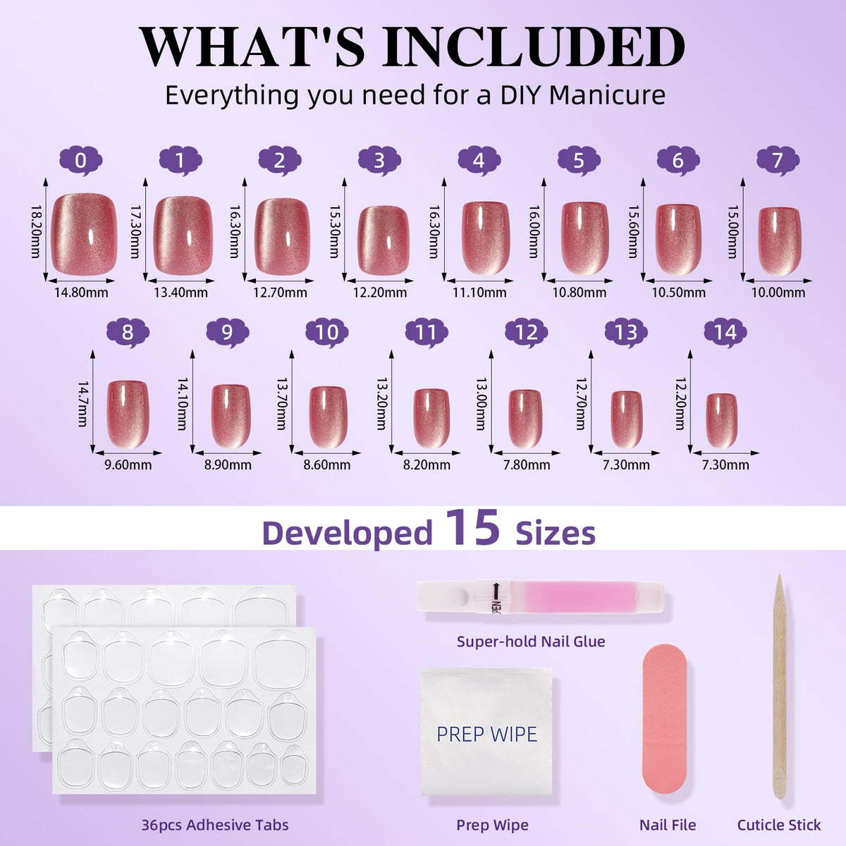 Herlight secure-fit cat eye nails stay comfortable on natural nails