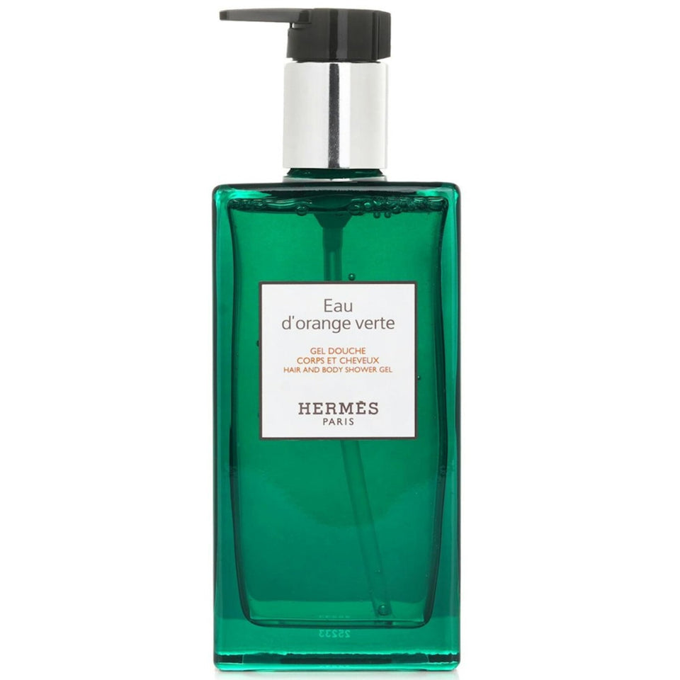 Hermes Eau d'Orange Verte bottle pour — refreshing fragrance with an easy rinse.
