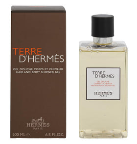 Hermès Terre d’Hermes bottle with label, soft perfumed cleanse
