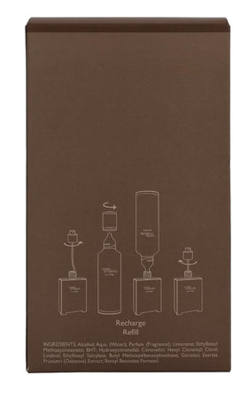 Packaging box with Hermès Terre d'Hermès Eau Givrée bottle, ideal for gifting and travel.