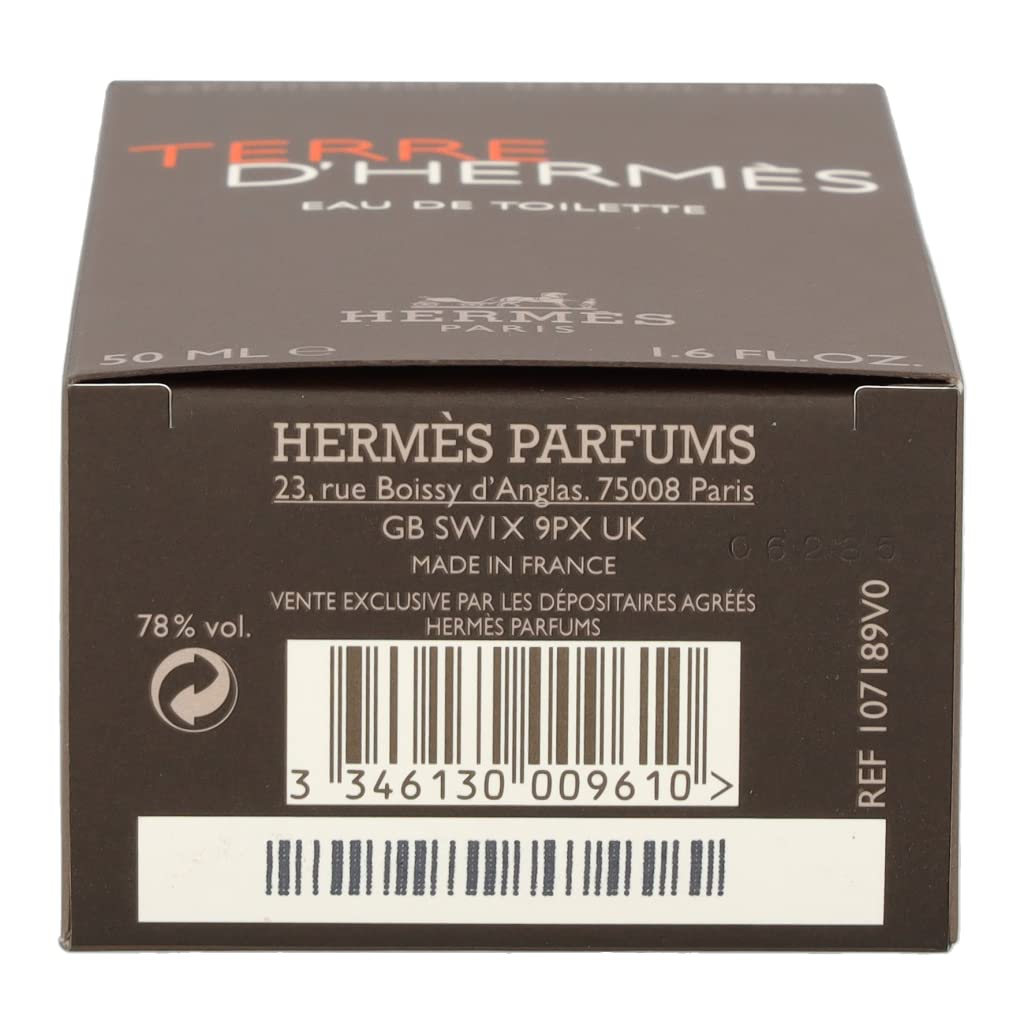Hermès Terre d'Hermès packaging box signals premium gifting.