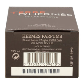 Hermès Terre d'Hermès packaging box signals premium gifting.