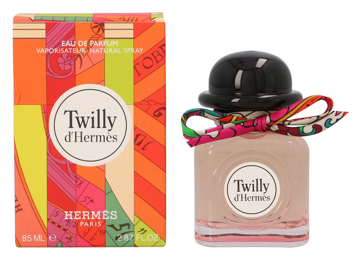 Twilly d'Hermès packaging close-up highlighting elegant branding for gifting
