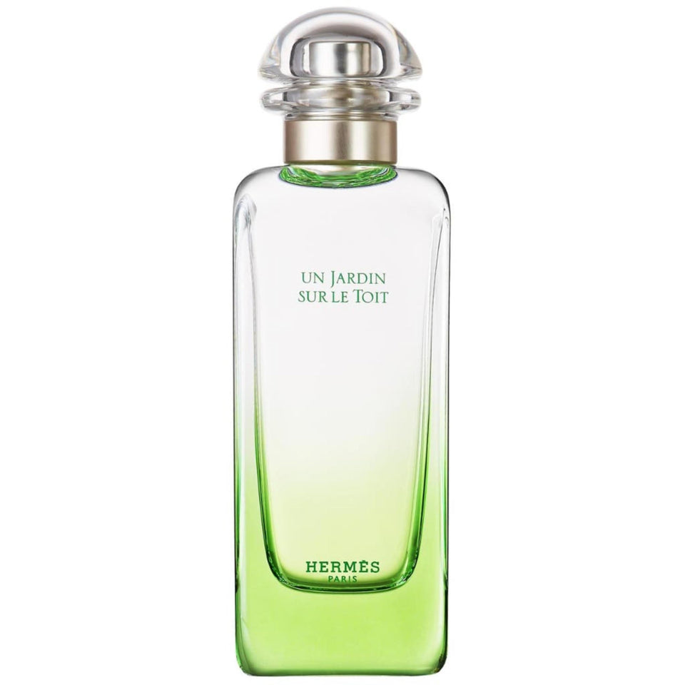 Hermès Un Jardin Sur Le Toit bottle front view, versatile fragrance for romantic spring days