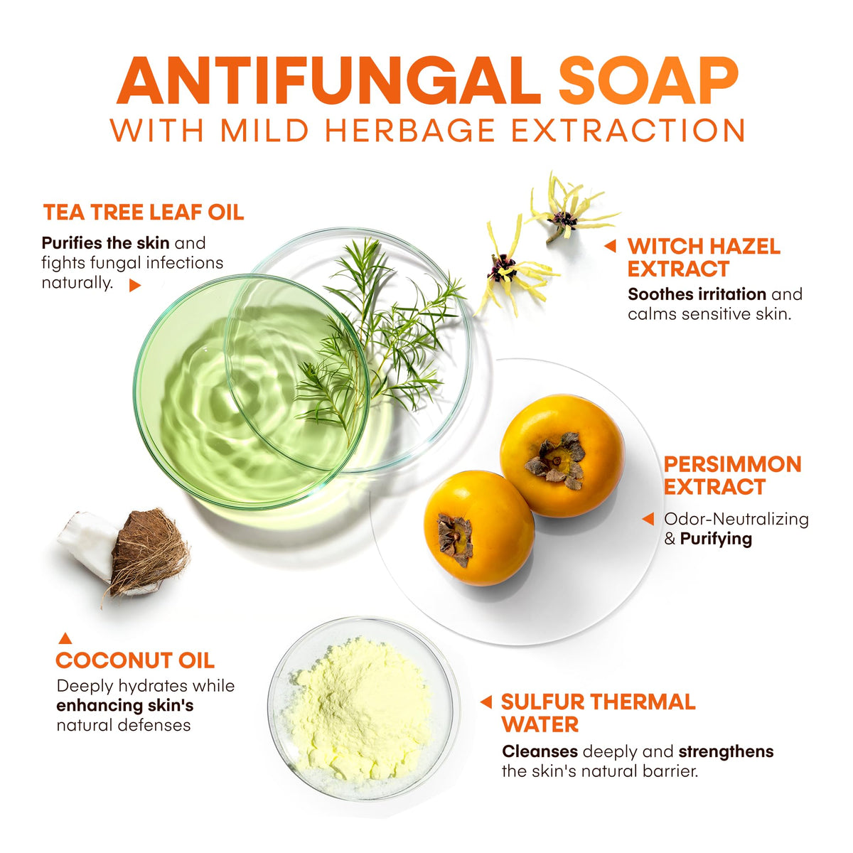 Underarms post-workout routine with Hermon Antifungal Soap Bar.