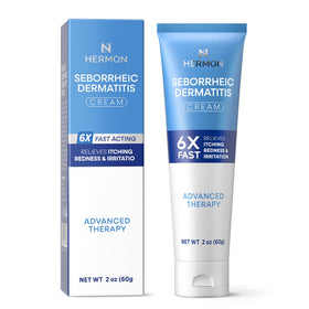 Hermon Seborrheic Dermatitis Cream pack shot for easy daily use
