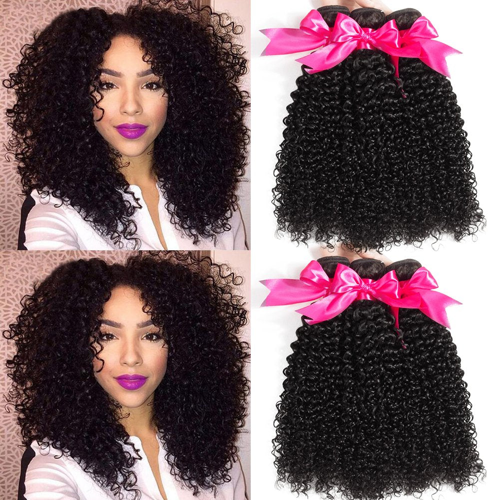 Hermosa 10A curly hair 12-inch bundle for lush curls and full coverage