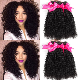 Hermosa 10A curly hair 12-inch bundle for lush curls and full coverage