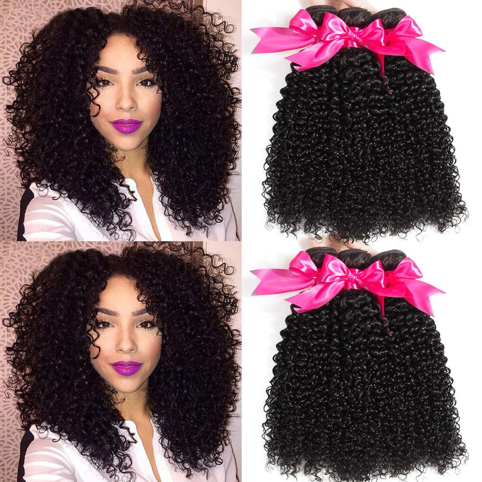 Hermosa 10A curly hair 12-inch bundle for lush curls and full coverage