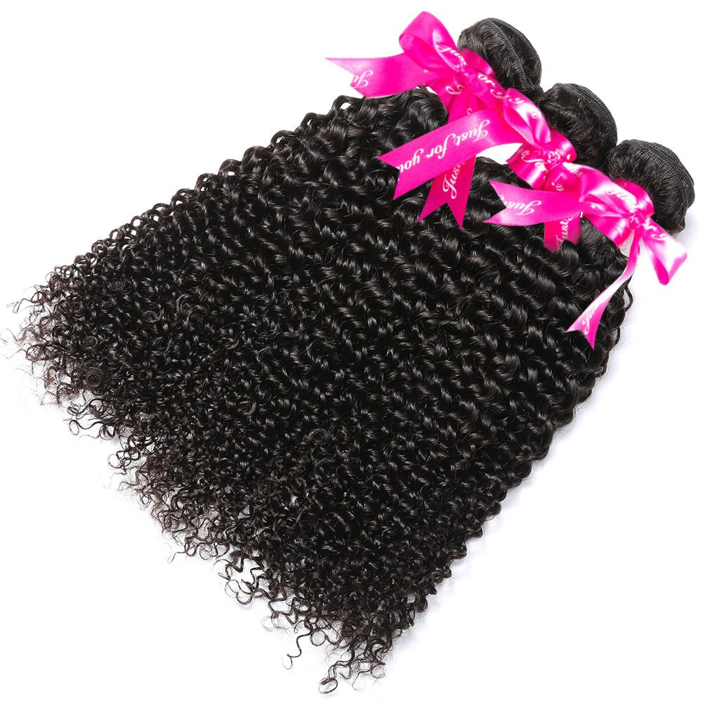 Hermosa 10A curly hair 16-inch bundle for dramatic length and natural bounce