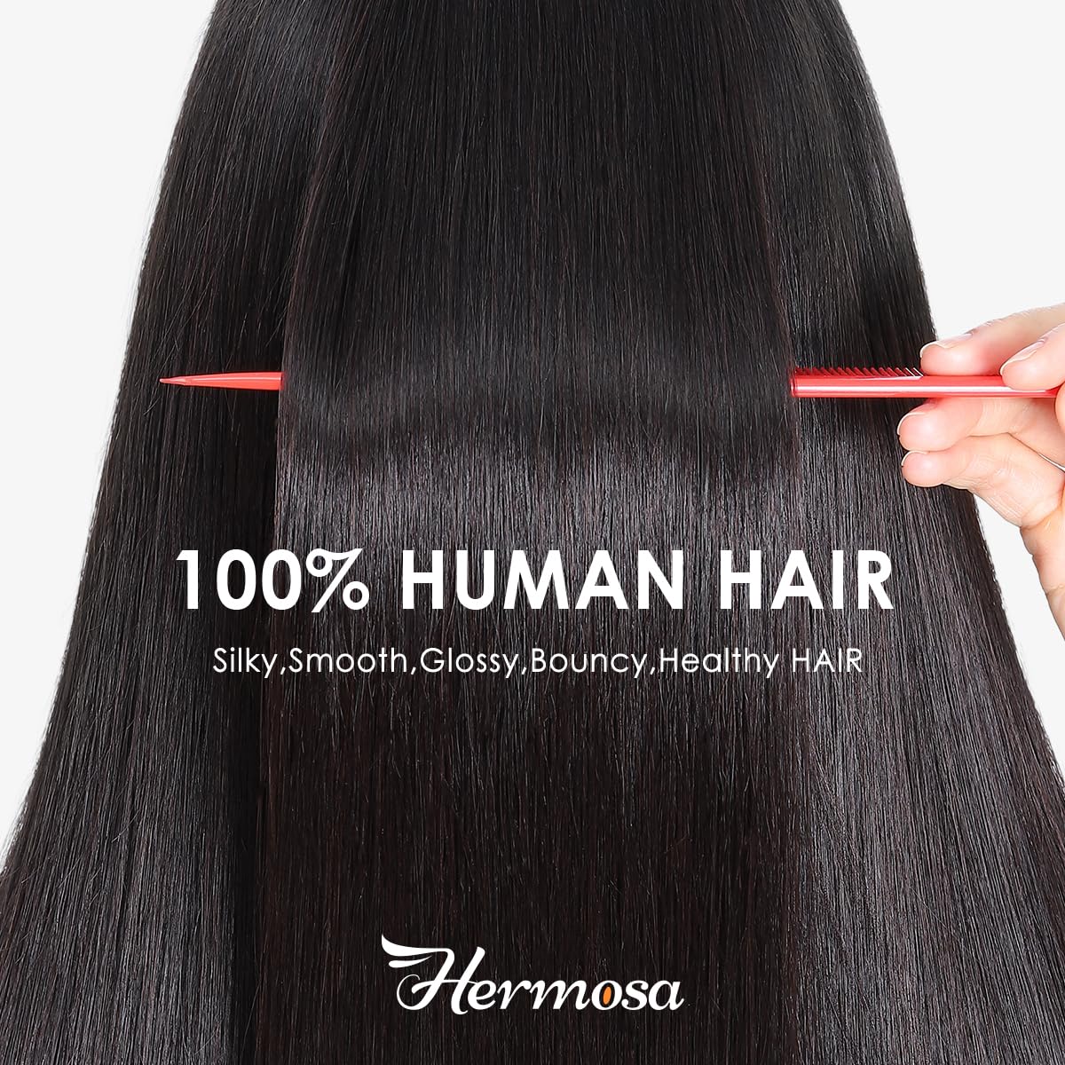 Hermosa 9A hair grade provides durable, reusable wear.