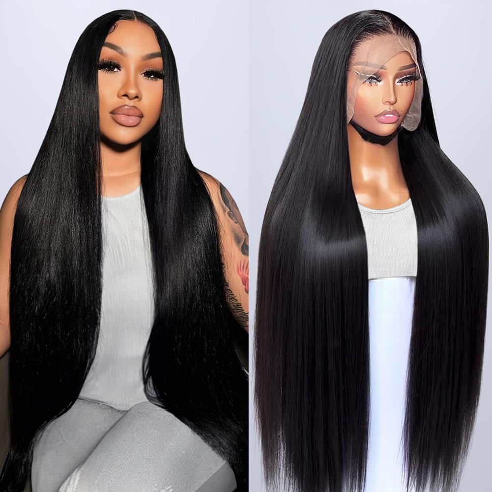 Hermosa 28-inch lace front wig front view with natural hairline for seamless everyday wear.