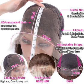 Hermosa adjustable cap with four combs provides comfortable secure fit