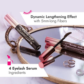 Heroine Make lashes before applying show dramatic length potential.