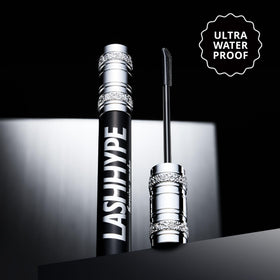 Heroine Make Lash Hype hyper lift brush showing root-to-tip curl and precise application.