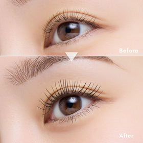 Heroine Make Lash Hype long-lasting curl powered by heat-activated polymers in the formula.