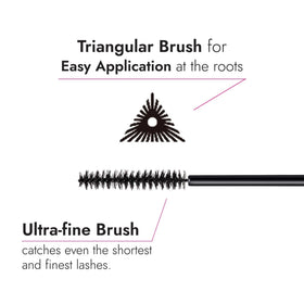 Heroine Make Micro Mascara Advanced Film EX no panda eye formula resists smudging