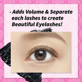 Heroine Make includes camellia oil and royal jelly for lash care