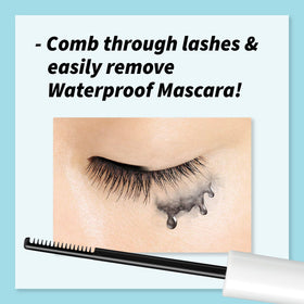 Heroine Make eye-makeup-remover-liquid provides easy removal without tugging on lids.