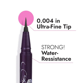 Heroine Make Smooth Liquid Eyeliner brush-tip close-up for precise application
