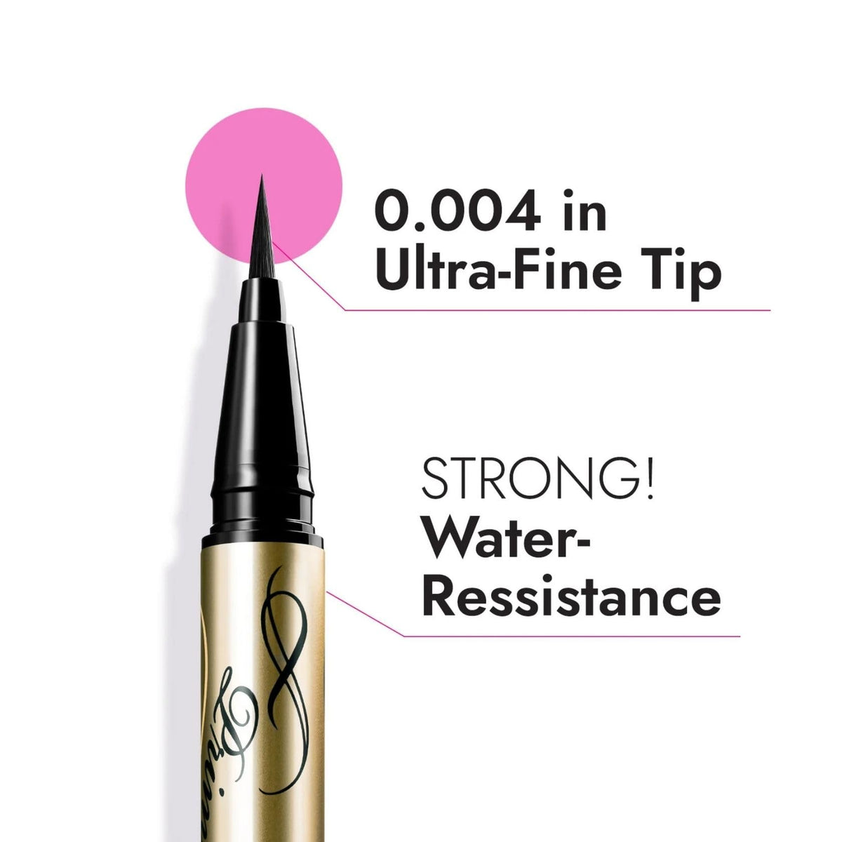 Heroine Make ultra-fine brush-tip close-up for precise lines