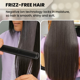 HerStyler Forever Flat Iron supports up to 460°F for versatile looks